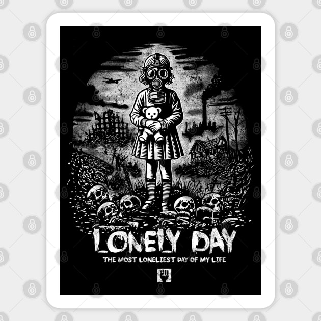 LONELY DAY Sticker by artslaves